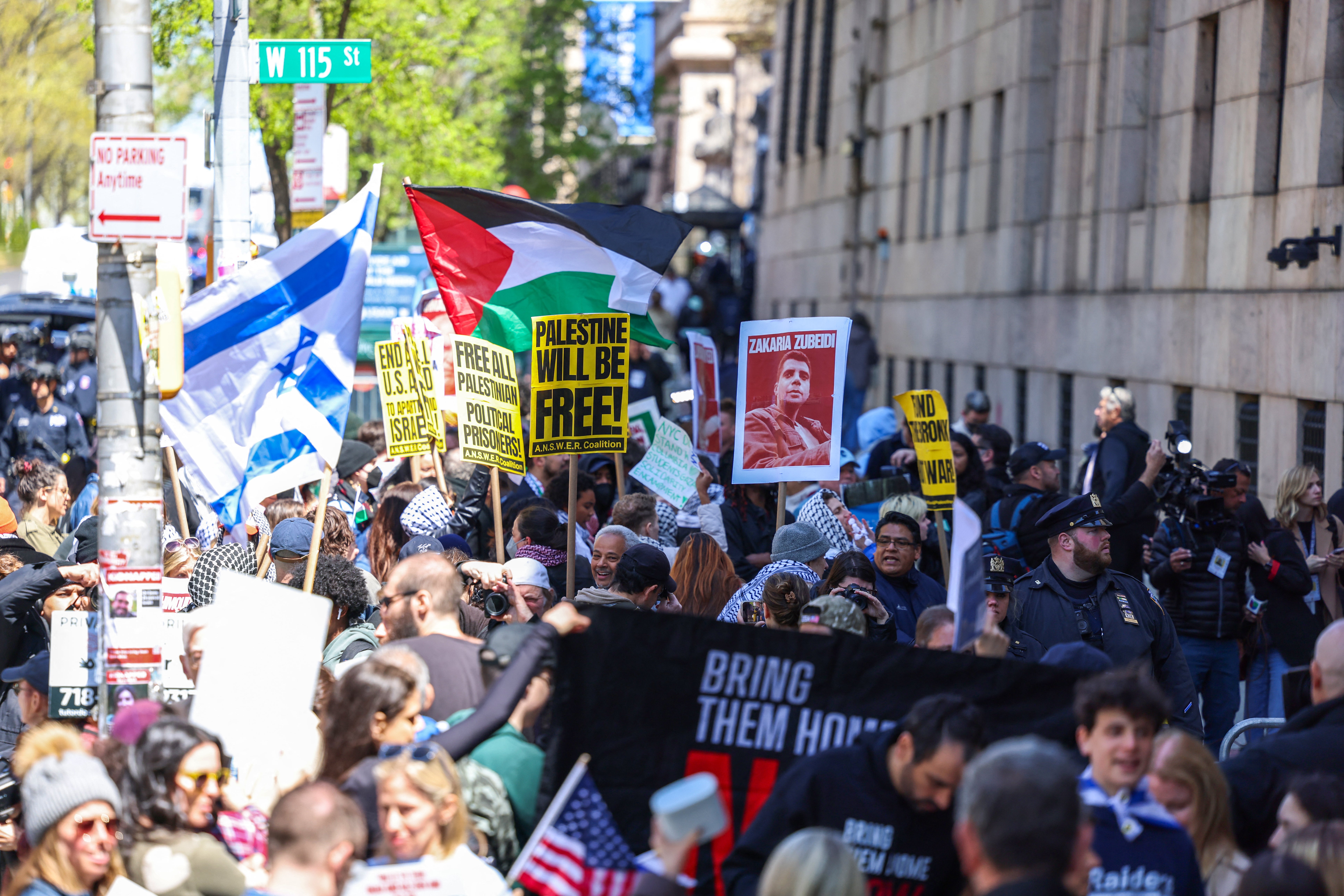 Pro-Palestinian demonstrations have taken place at campuses across the US in recent months, including at New York’s Columbia University, where more than a hundred protesters were arrested late last month